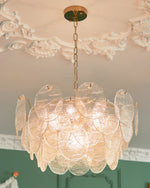 Leaf Vintage Glass Chandelier - Lamp Outdoor