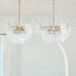Leaf Vintage Glass Chandelier - Lamp Outdoor