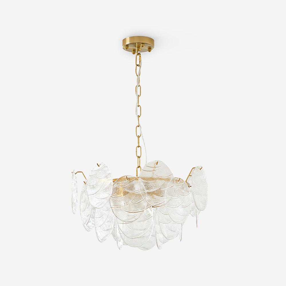 Leaf Vintage Glass Chandelier - Lamp Outdoor