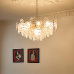 Leaf Vintage Glass Chandelier - Lamp Outdoor