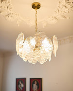 Leaf Vintage Glass Chandelier - Lamp Outdoor