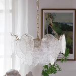 Leaf Vintage Glass Chandelier - Lamp Outdoor