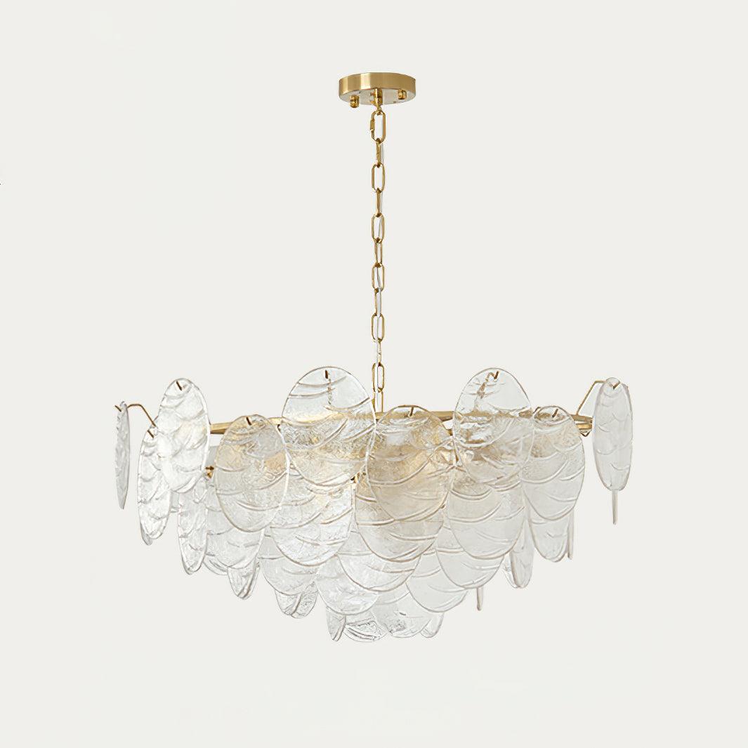 Leaf Vintage Glass Chandelier - Lamp Outdoor