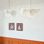 Leaf Vintage Glass Chandelier - Lamp Outdoor