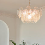 Leaf Vintage Glass Chandelier - Lamp Outdoor