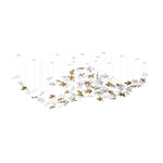 Arinan Floral Glass Chandelier - Lamp Outdoor