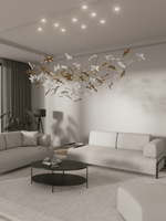 Arinan Floral Glass Chandelier - Lamp Outdoor