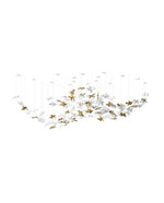 Arinan Floral Glass Chandelier - Lamp Outdoor