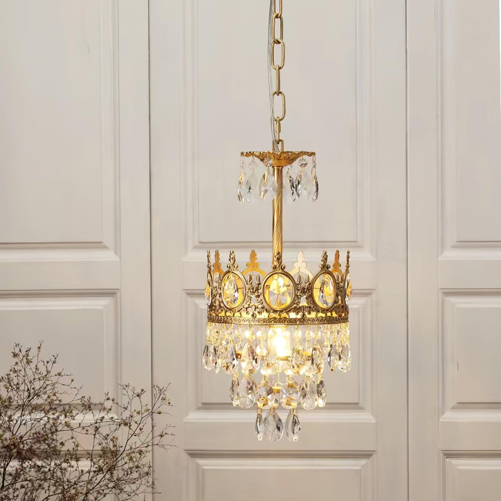 Vintage Crystal Chandelier - Lamp Outdoor