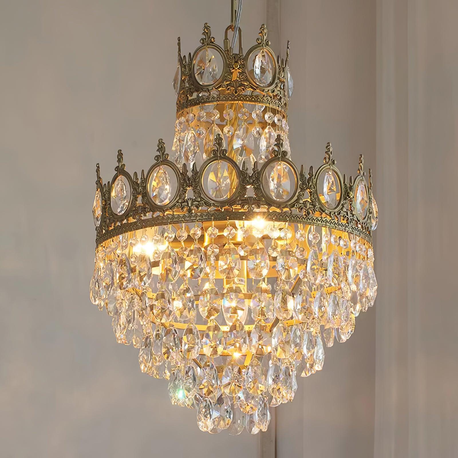 Vintage Crystal Chandelier - Lamp Outdoor