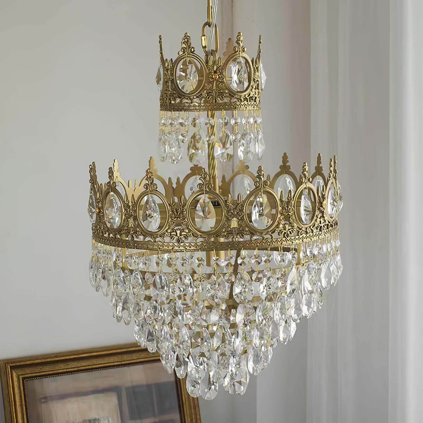 Vintage Crystal Chandelier - Lamp Outdoor