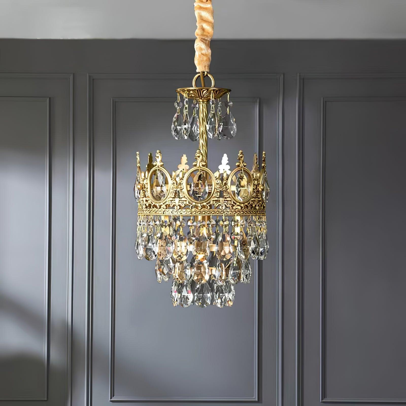 Vintage Crystal Chandelier - Lamp Outdoor