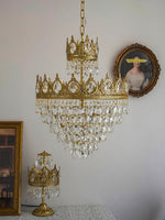 Vintage Crystal Chandelier - Lamp Outdoor