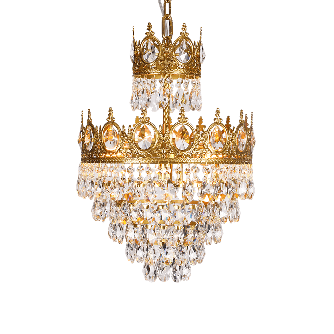 Vintage Crystal Chandelier - Lamp Outdoor