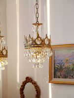 Vintage Crystal Chandelier - Lamp Outdoor