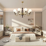 Aurora Chandelier Vintage Curved Sphere - Lamp Outdoor