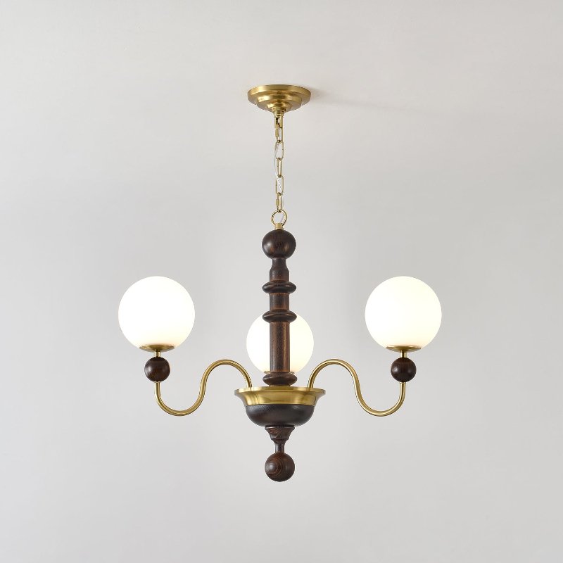 Aurora Chandelier Vintage Curved Sphere - Lamp Outdoor