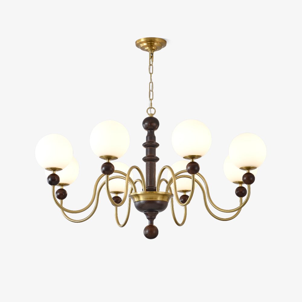 Aurora Chandelier Vintage Curved Sphere - Lamp Outdoor