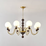 Aurora Chandelier Vintage Curved Sphere - Lamp Outdoor