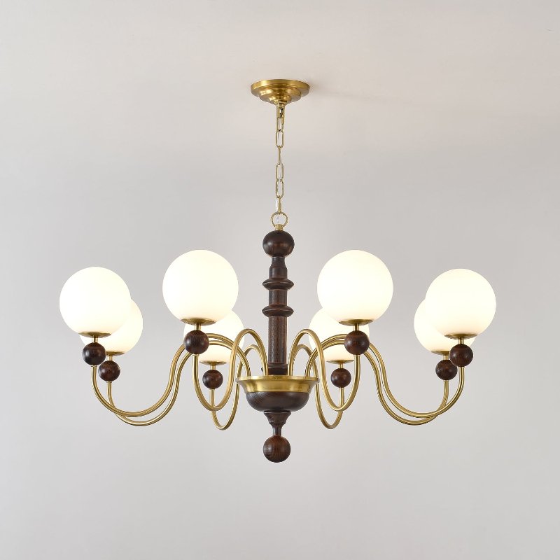 Aurora Chandelier Vintage Curved Sphere - Lamp Outdoor