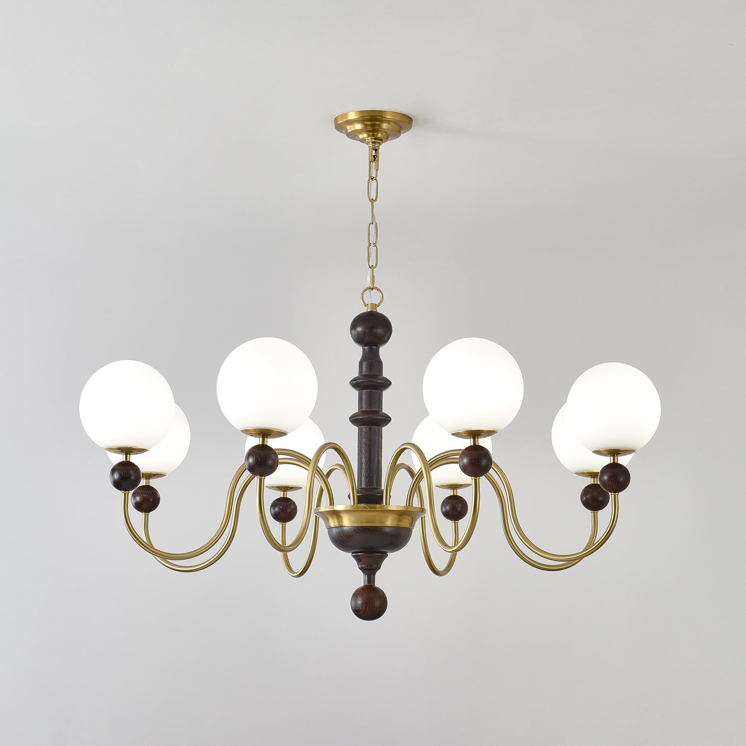Aurora Chandelier Vintage Curved Sphere - Lamp Outdoor
