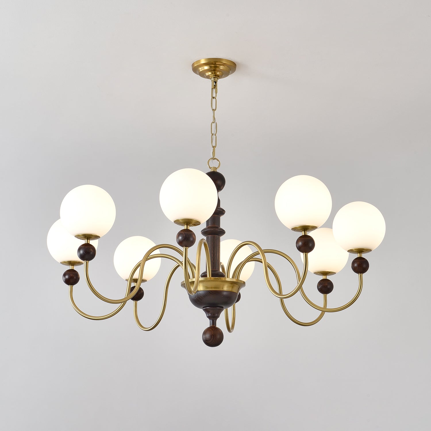 Aurora Chandelier Vintage Curved Sphere - Lamp Outdoor