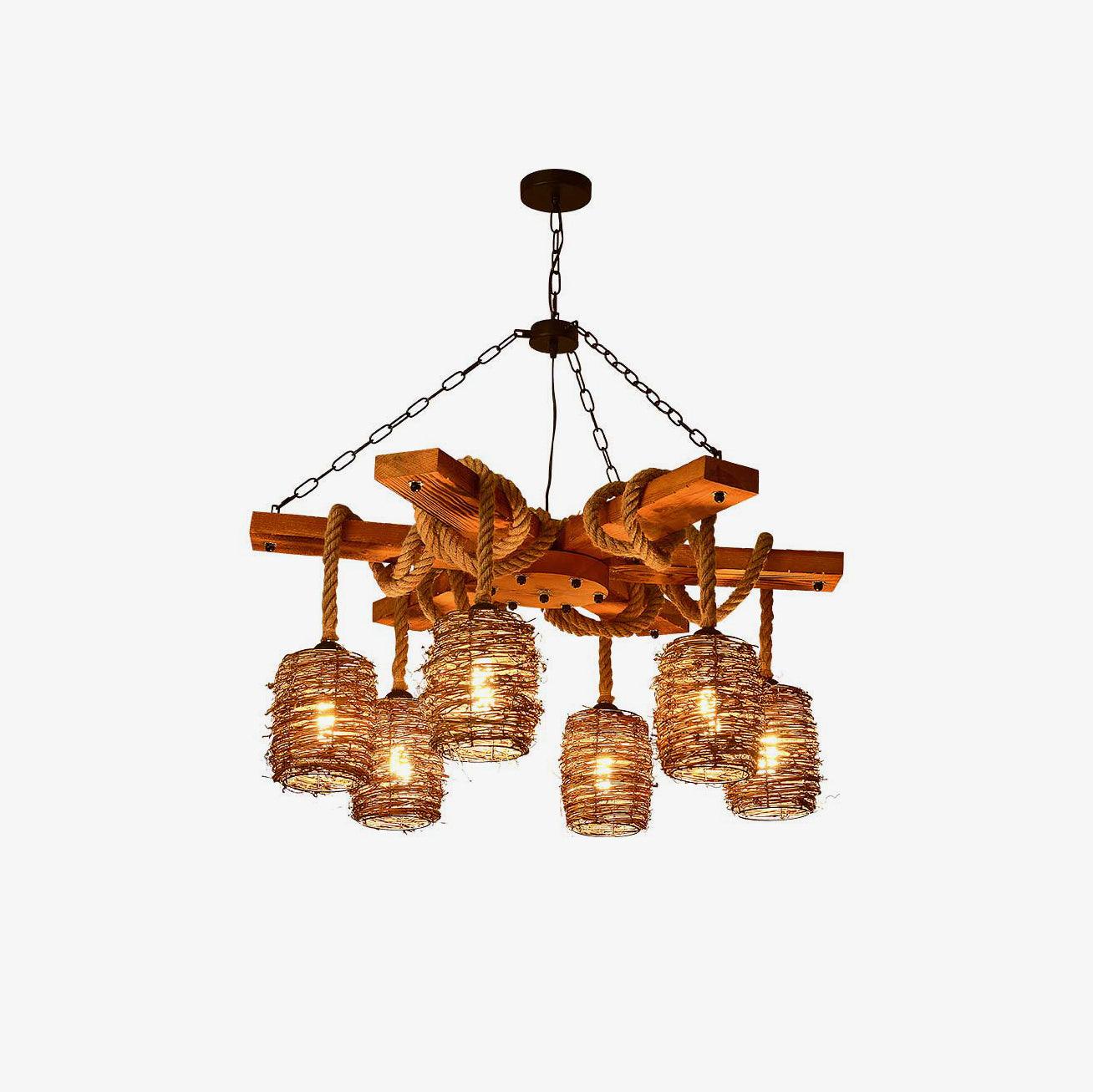 Vintage Farmhouse Chandelier - Lamp Outdoor