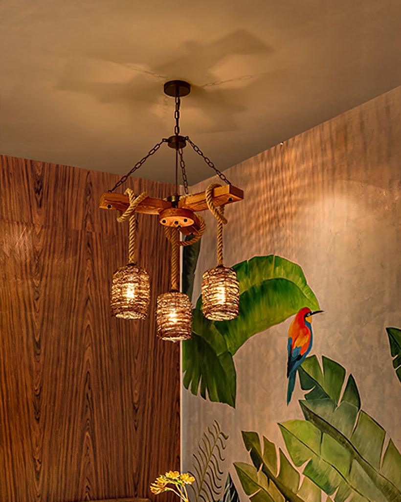 Vintage Farmhouse Chandelier - Lamp Outdoor