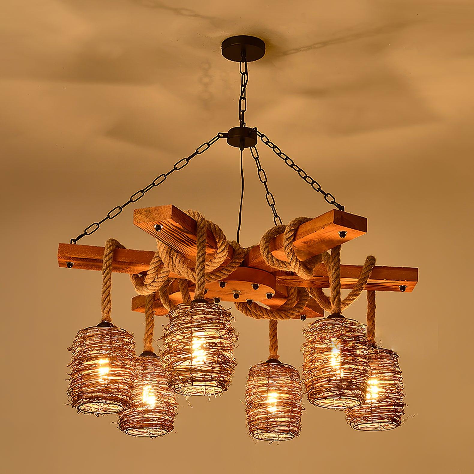 Vintage Farmhouse Chandelier - Lamp Outdoor