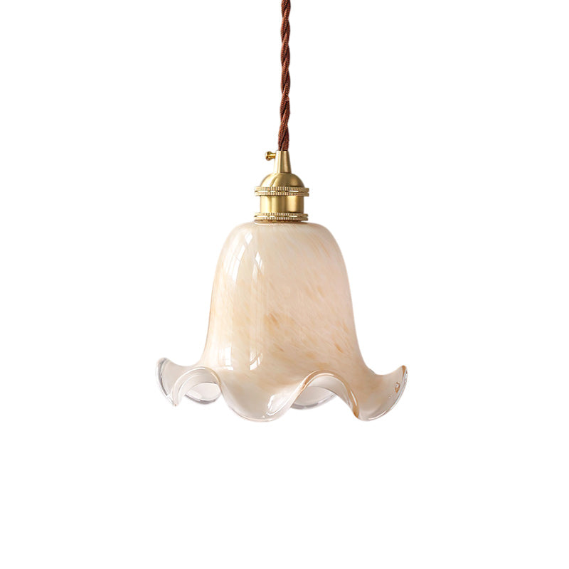 Vintage Modern Brass Pendant Light