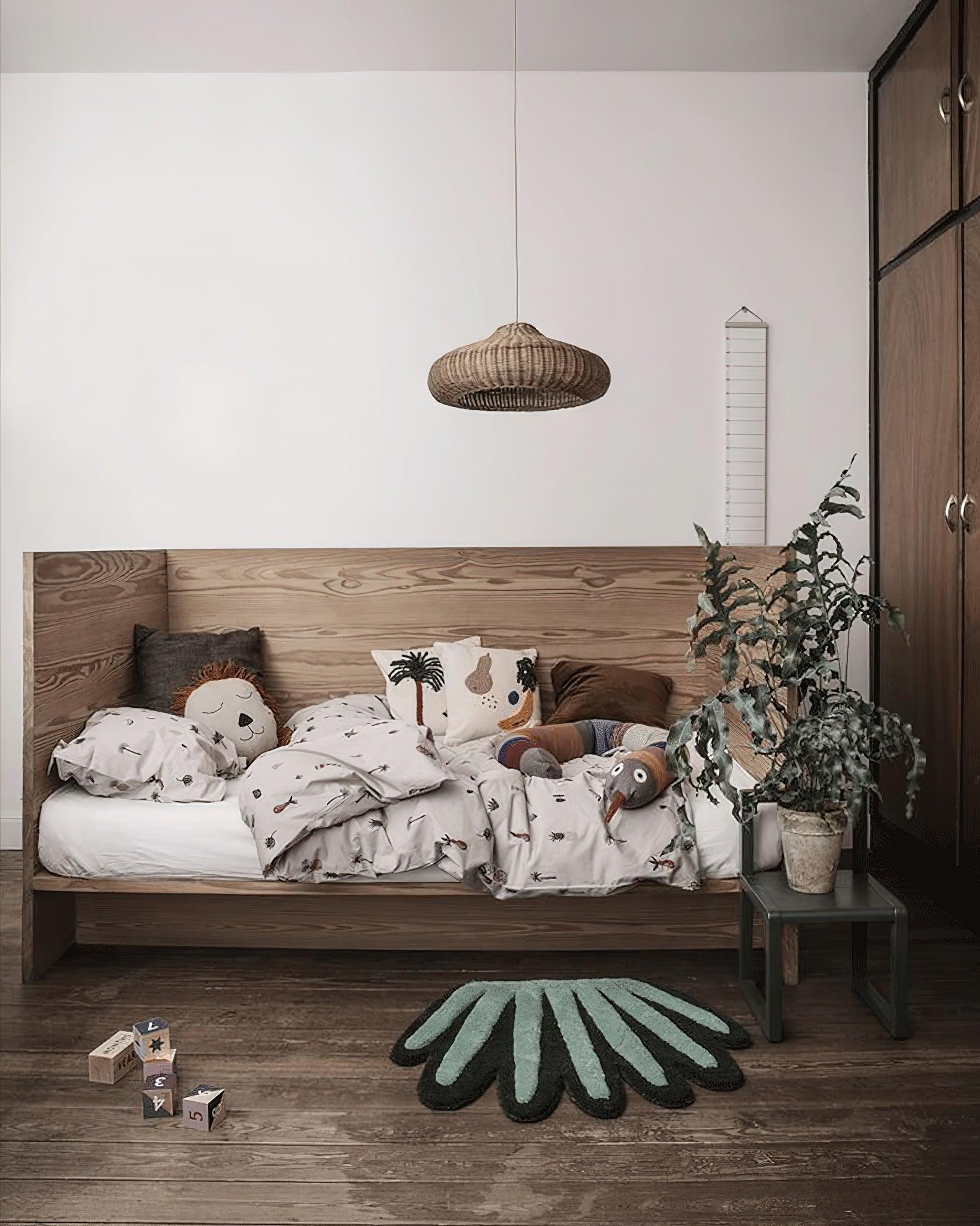 Vintage Rattan Pendant Lamp - Lamp Outdoor