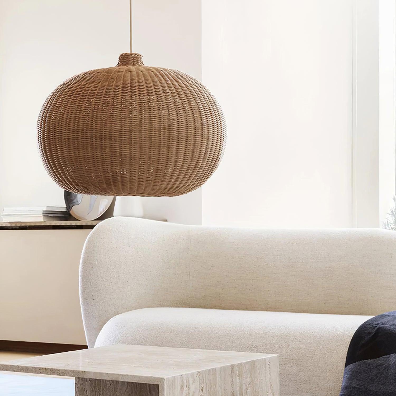 Vintage Rattan Pendant Lamp - Lamp Outdoor