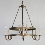 Vintara Brass Candle Chandelier - Lamp Outdoor