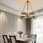 Vintara Brass Candle Chandelier - Lamp Outdoor