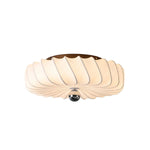 Zelore Swirl Fabric Bronze Pendant Light - Lamp Outdoor