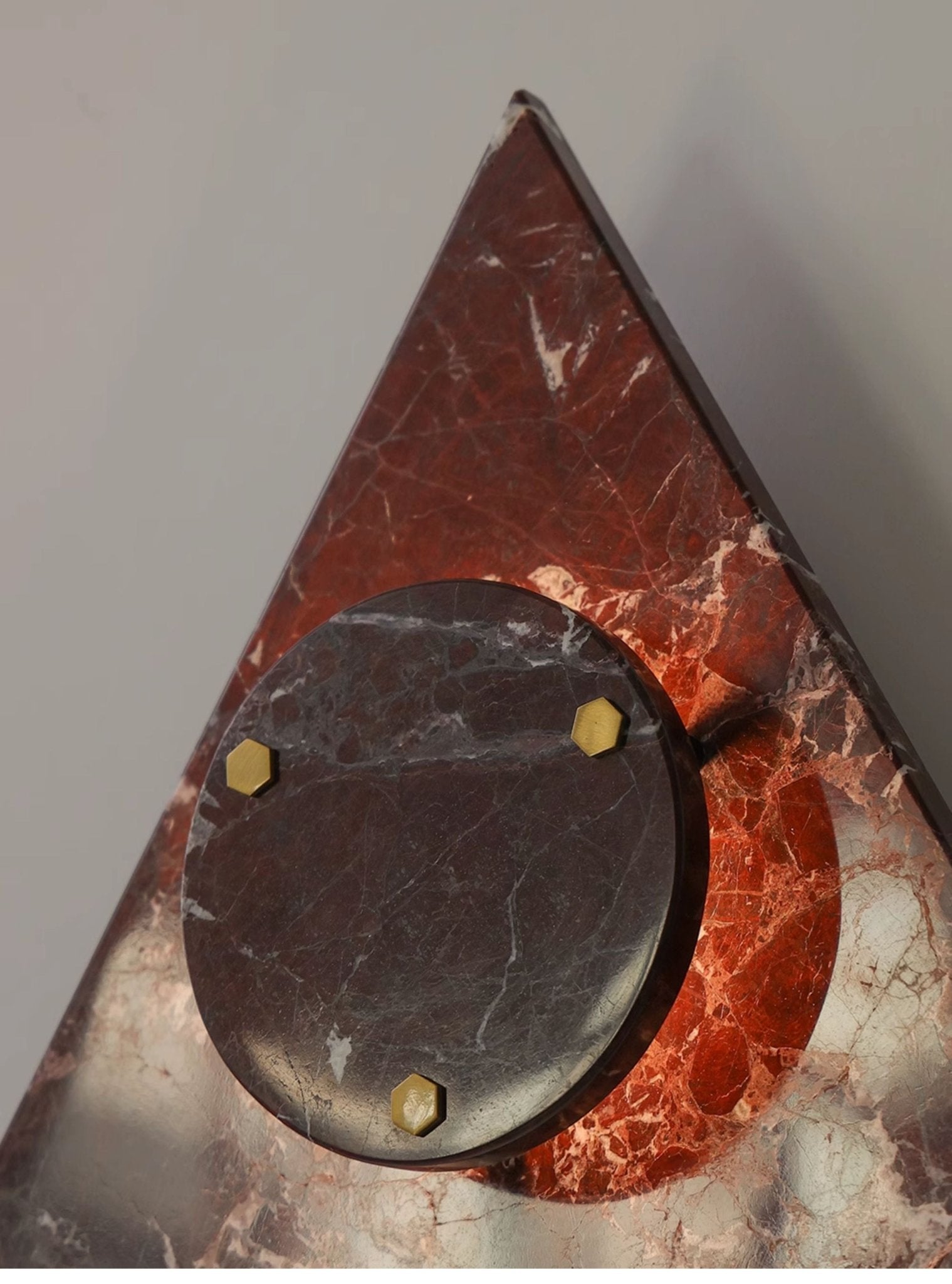 Pyramid Rustic Marble Wall Light - Lamp Outdoor