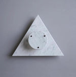 Pyramid Rustic Marble Wall Light - Lamp Outdoor