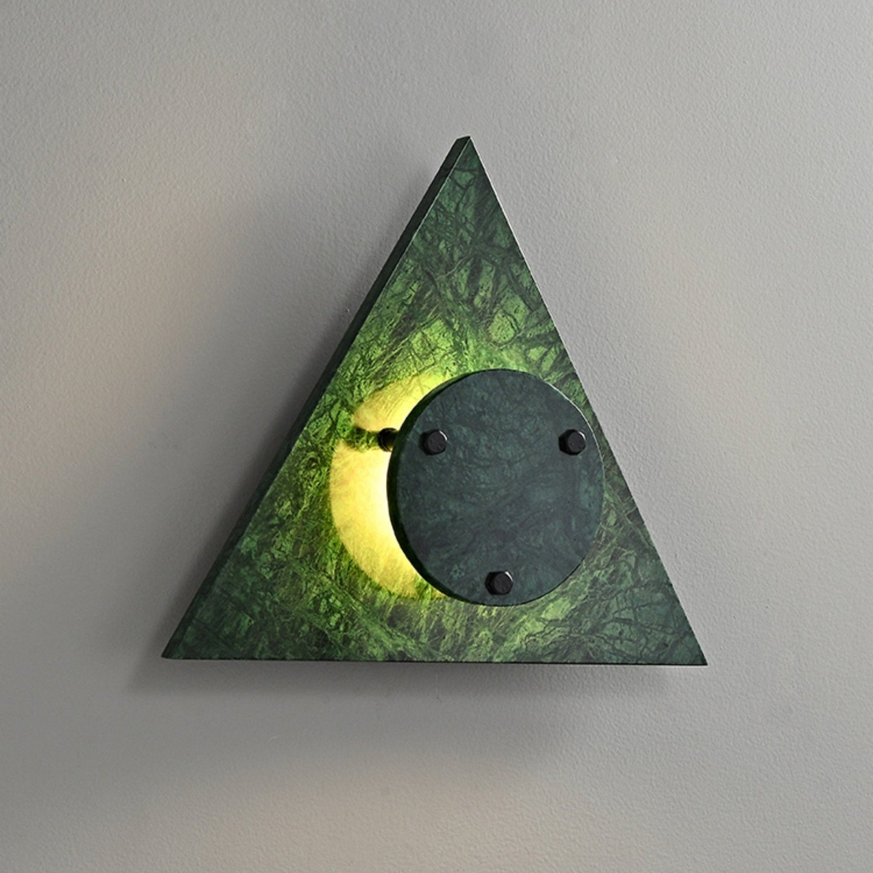 Pyramid Rustic Marble Wall Light - Lamp Outdoor