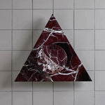Pyramid Rustic Marble Wall Light - Lamp Outdoor