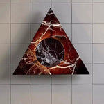 Pyramid Rustic Marble Wall Light - Lamp Outdoor