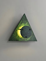 Pyramid Rustic Marble Wall Light - Lamp Outdoor