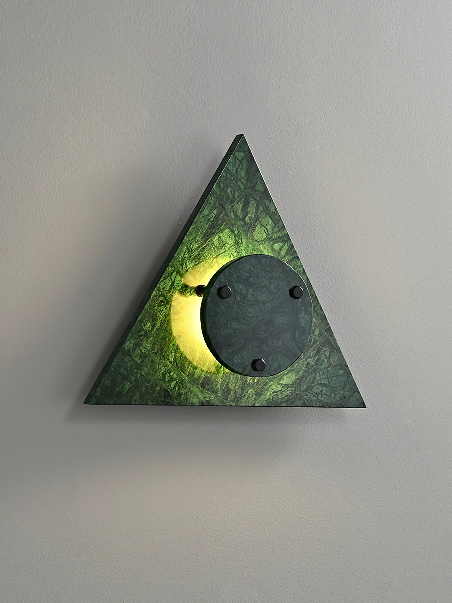 Pyramid Rustic Marble Wall Light - Lamp Outdoor