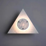 Pyramid Rustic Marble Wall Light - Lamp Outdoor