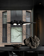 Ulsorira Topographic Wood Pendant Light - Lamp Outdoor