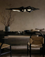 Ulsorira Topographic Wood Pendant Light - Lamp Outdoor