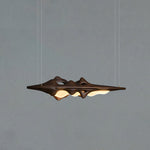 Ulsorira Topographic Wood Pendant Light - Lamp Outdoor