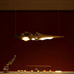 Ulsorira Topographic Wood Pendant Light - Lamp Outdoor