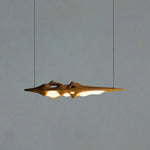 Ulsorira Topographic Wood Pendant Light - Lamp Outdoor