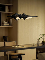 Ulsorira Topographic Wood Pendant Light - Lamp Outdoor
