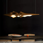 Ulsorira Topographic Wood Pendant Light - Lamp Outdoor